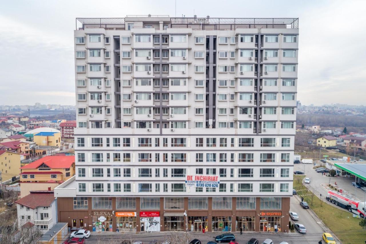 Aparthotel Sir Fundeni Tower Bukares Bagian luar foto