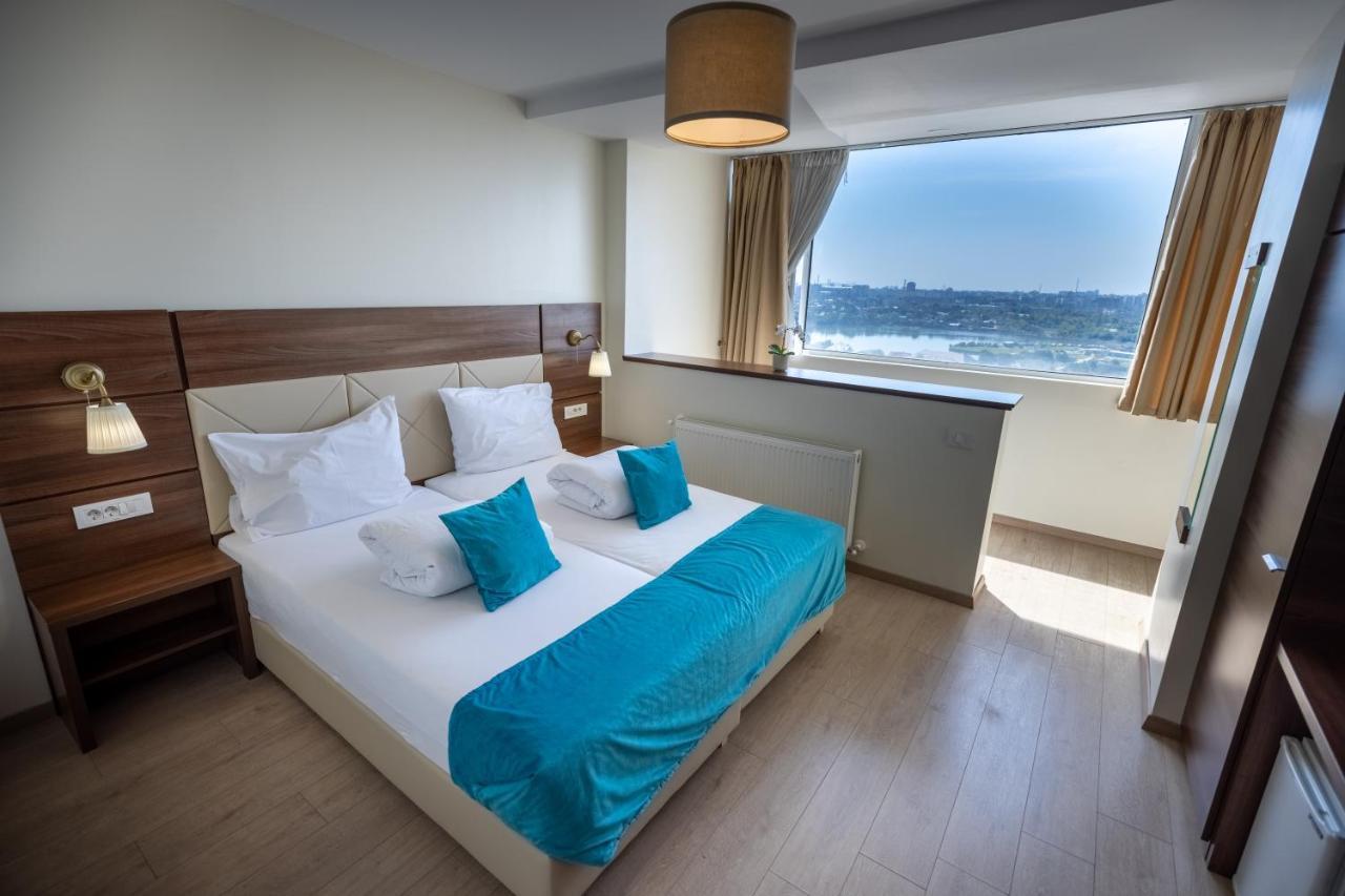 Aparthotel Sir Fundeni Tower Bukares Bagian luar foto