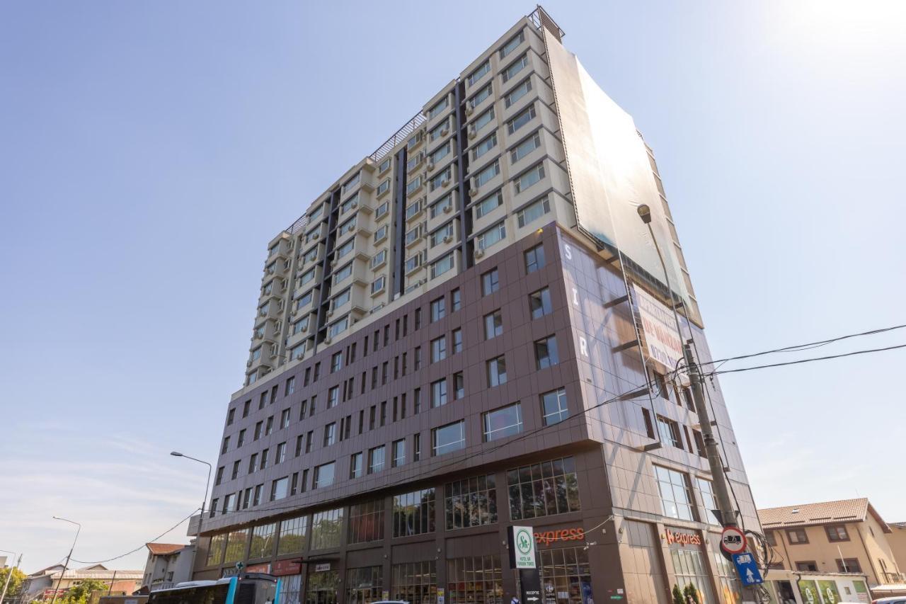 Aparthotel Sir Fundeni Tower Bukares Bagian luar foto