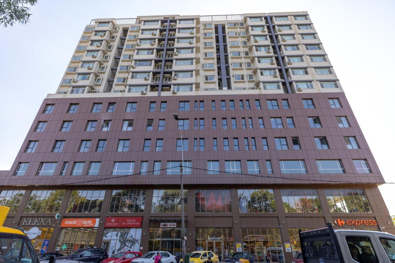 Aparthotel Sir Fundeni Tower Bukares Bagian luar foto