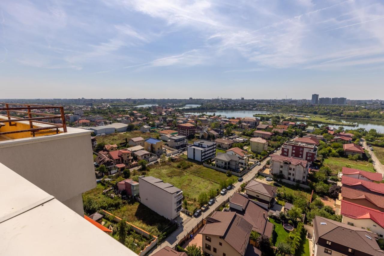 Aparthotel Sir Fundeni Tower Bukares Bagian luar foto